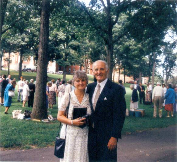 Bill and Olive at Amherst